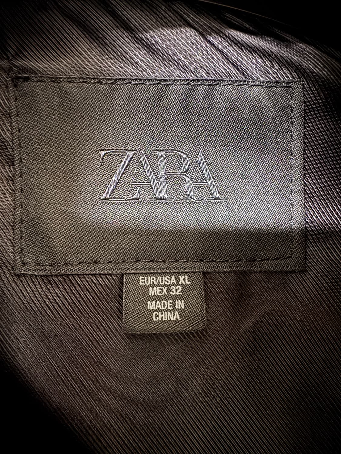 자라 페이크 레더 점퍼 XL 상품이미지2