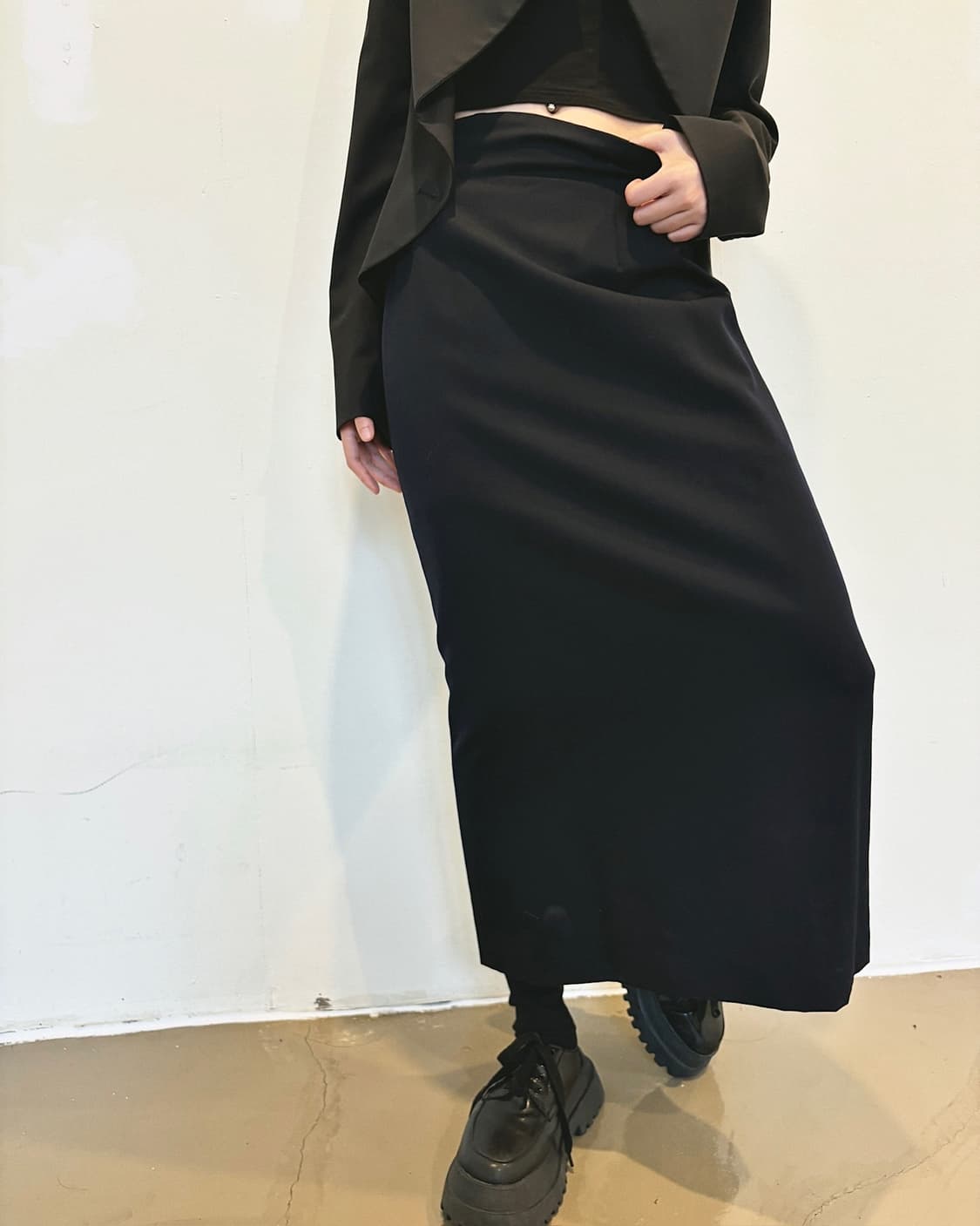 올드 꼼데가르송 맥시 롱 스커트 상품이미지4