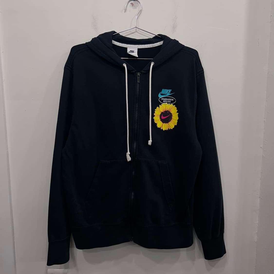 나이키 스우시 썬플라워 나염로고 후드집업 상품이미지2