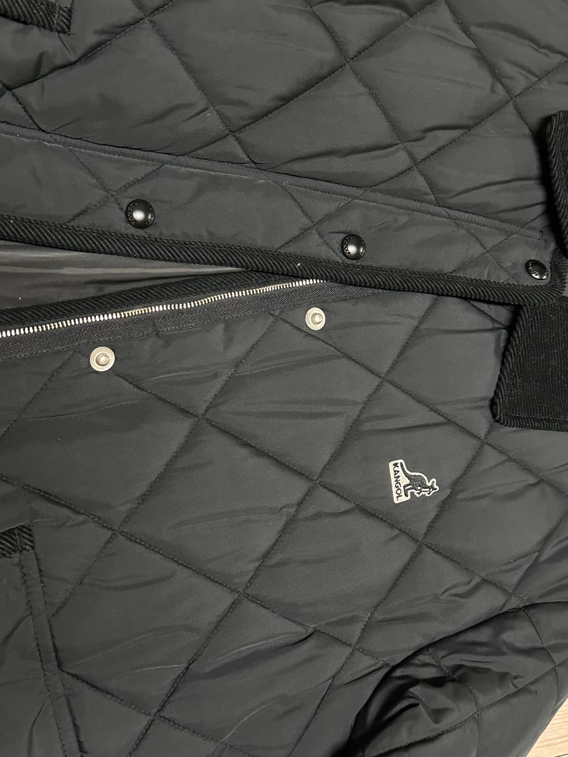 캉골 우먼스 프리마로프트 퀄팅 자켓 8547 블랙 상품이미지2