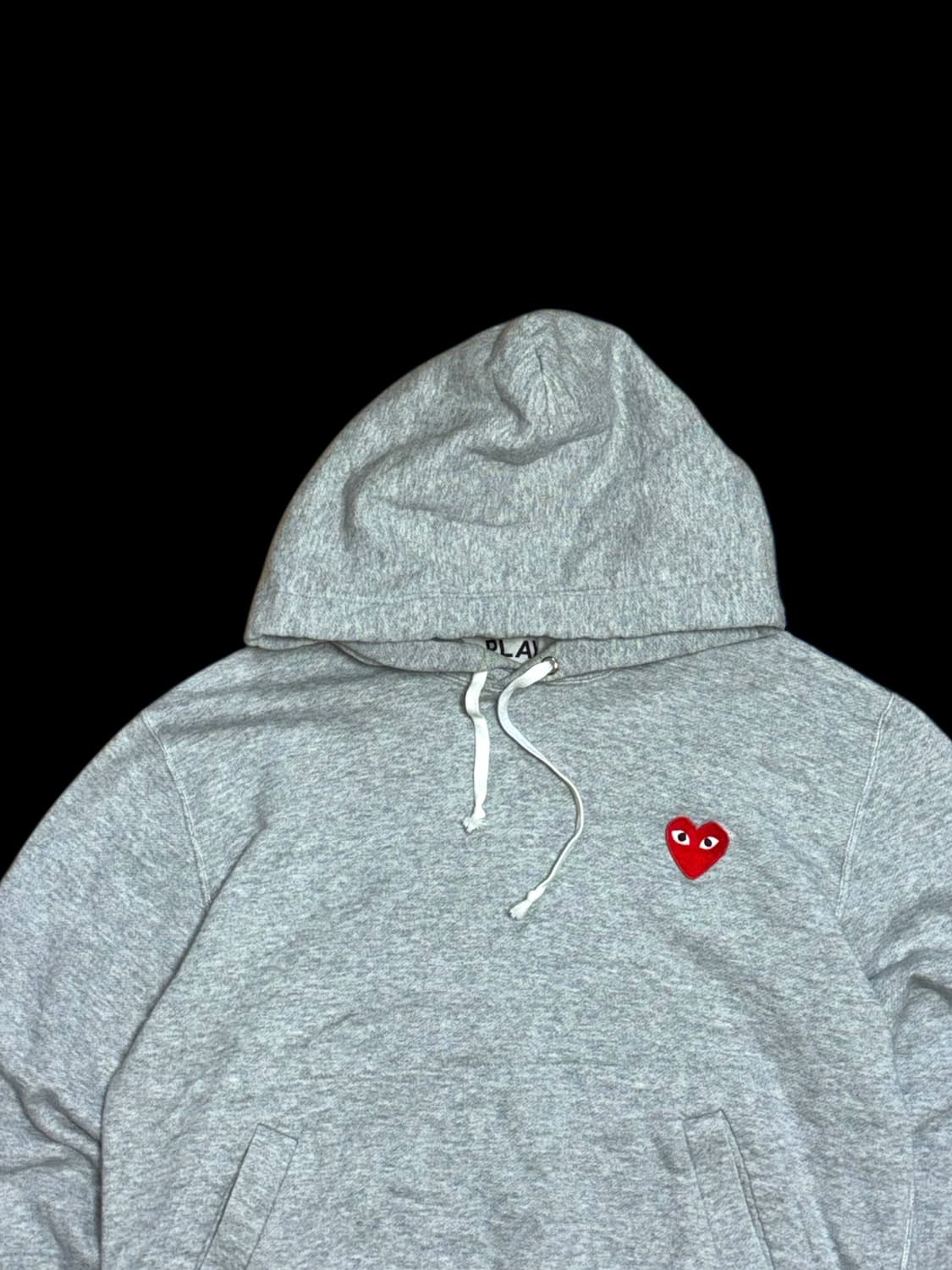 꼼데가르송 플레이 하트 그레이 후드티 ( 제니 후드티) 상품이미지4