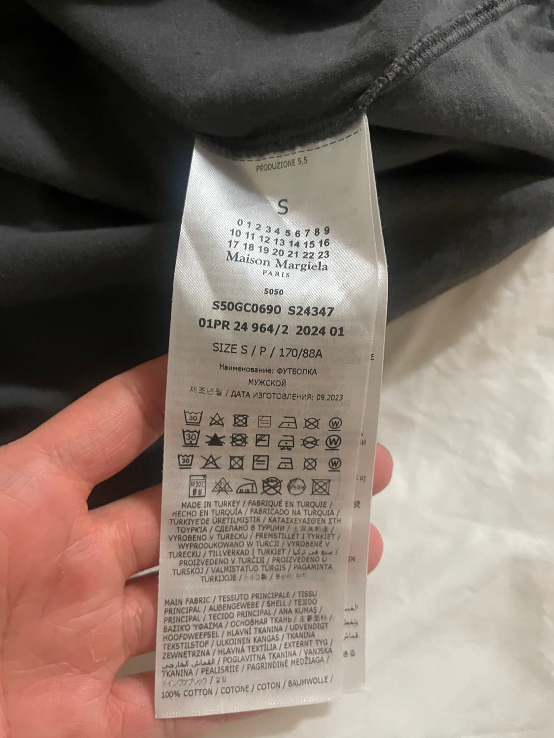 메종 마르지엘라 반팔 블랙 상품이미지5