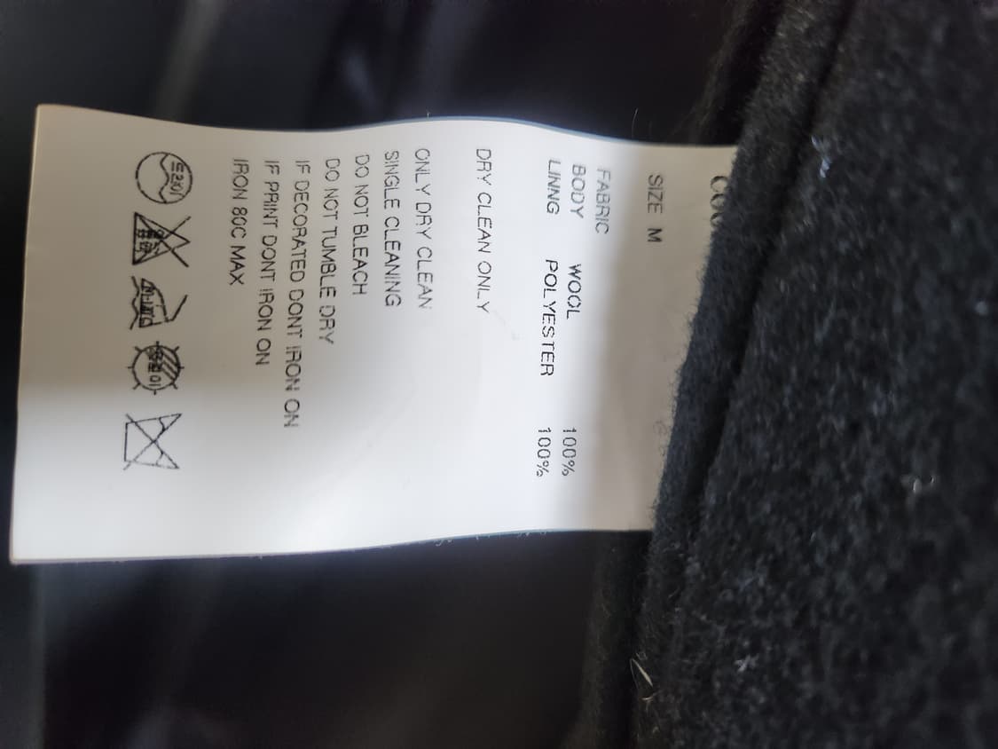 쿠어(COOR) 오버사이즈 더블 코트 상품이미지7