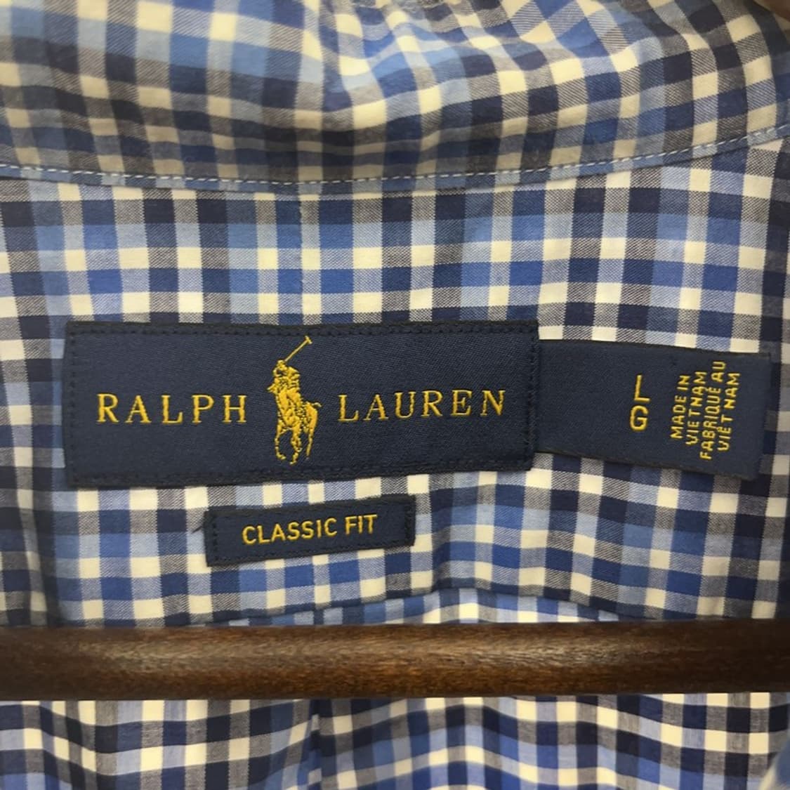 폴로 랄프로렌 모던캐주얼 오버핏 체크 셔츠 L C08665 상품이미지5