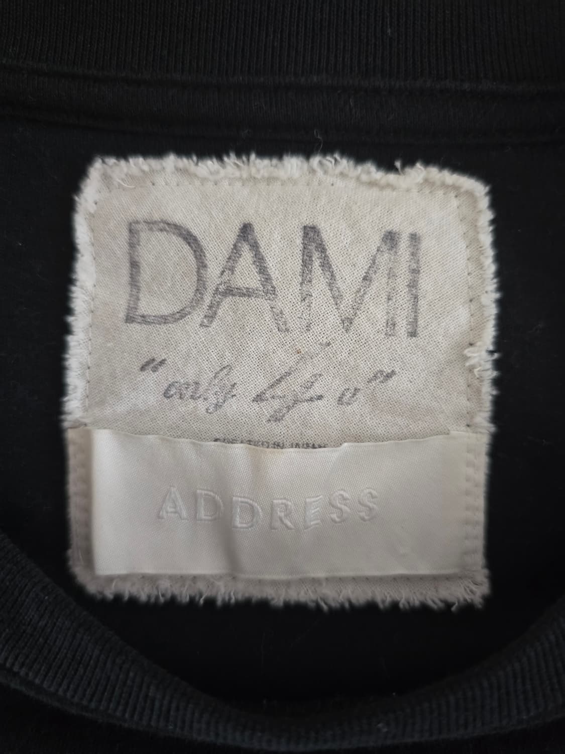 DAMI 스카프 디테일 슬리브 티셔츠 (Made in Japan) 상품이미지5