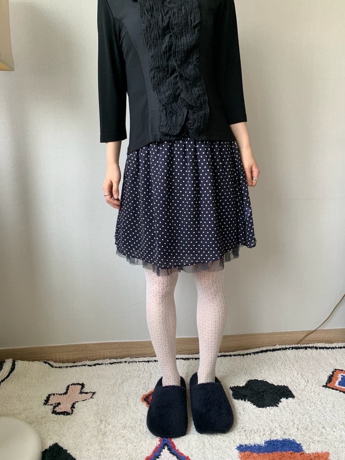 mb lucas cachette, ruffle blouse 상품이미지5