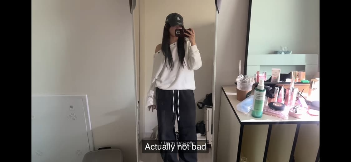 유튜버 남서연 착)127room 루즈 버튼 맨투맨 상품이미지1