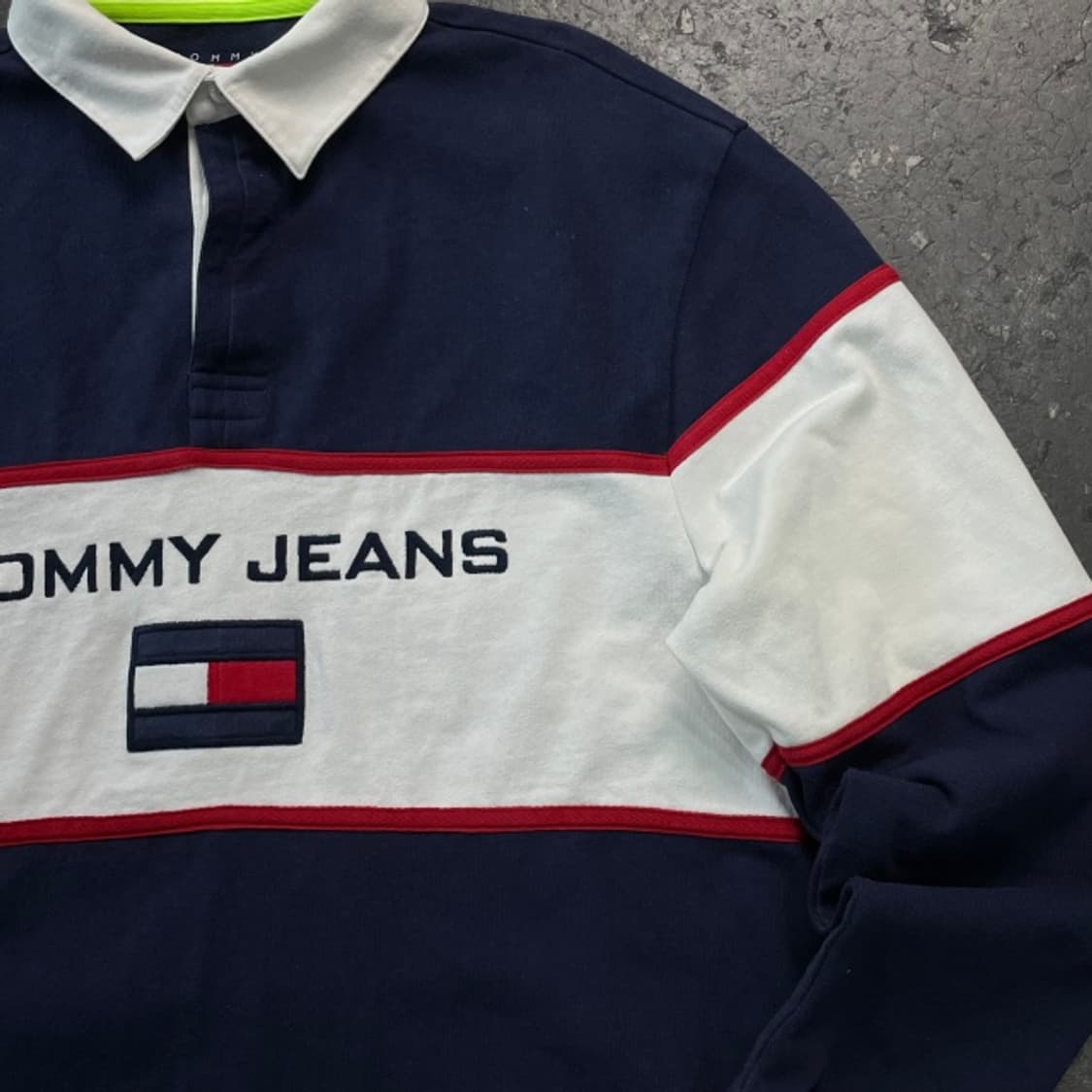 100 타미힐피거 럭비 카라티 상품이미지2