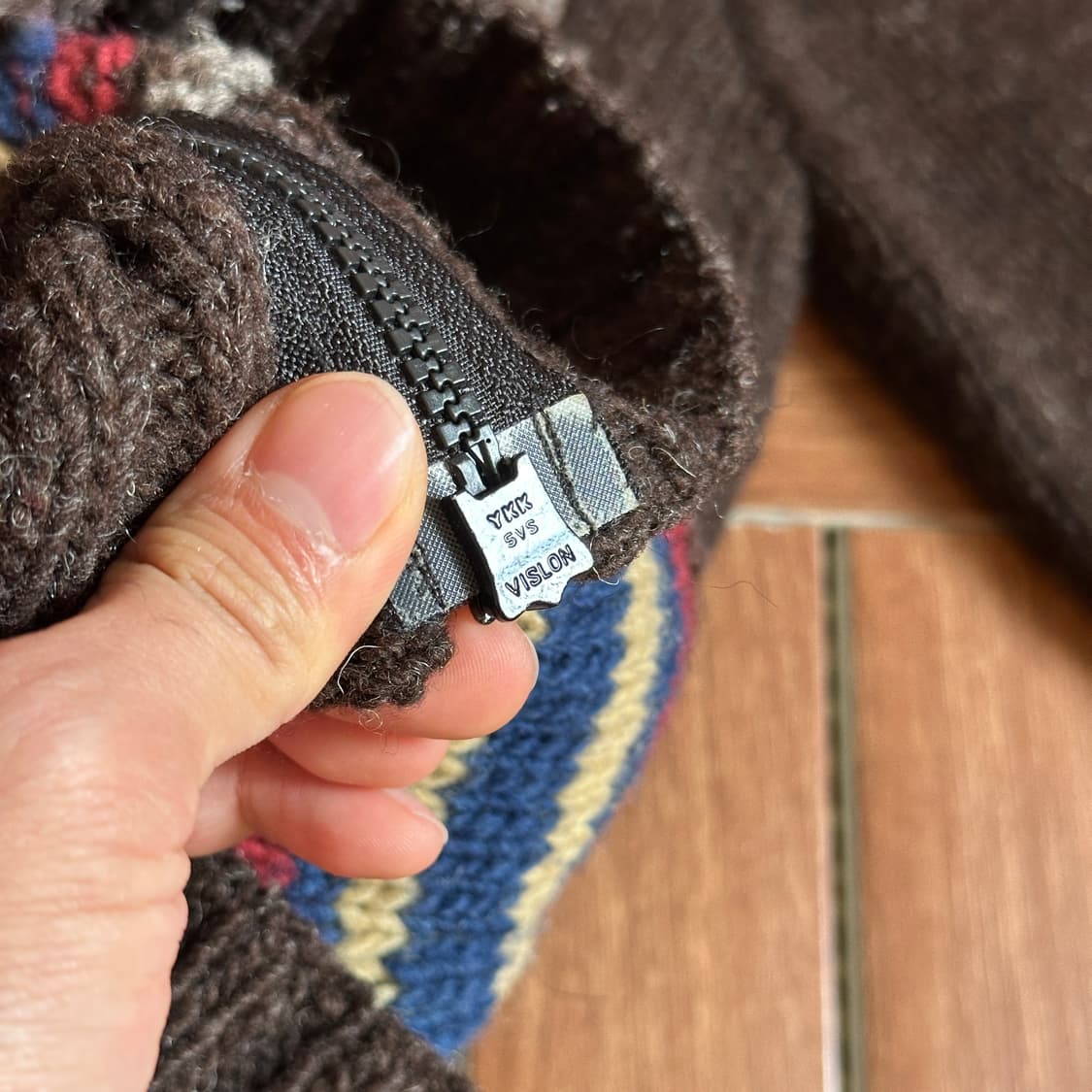 Gaijin made native pattern knit zip-up 상품이미지6