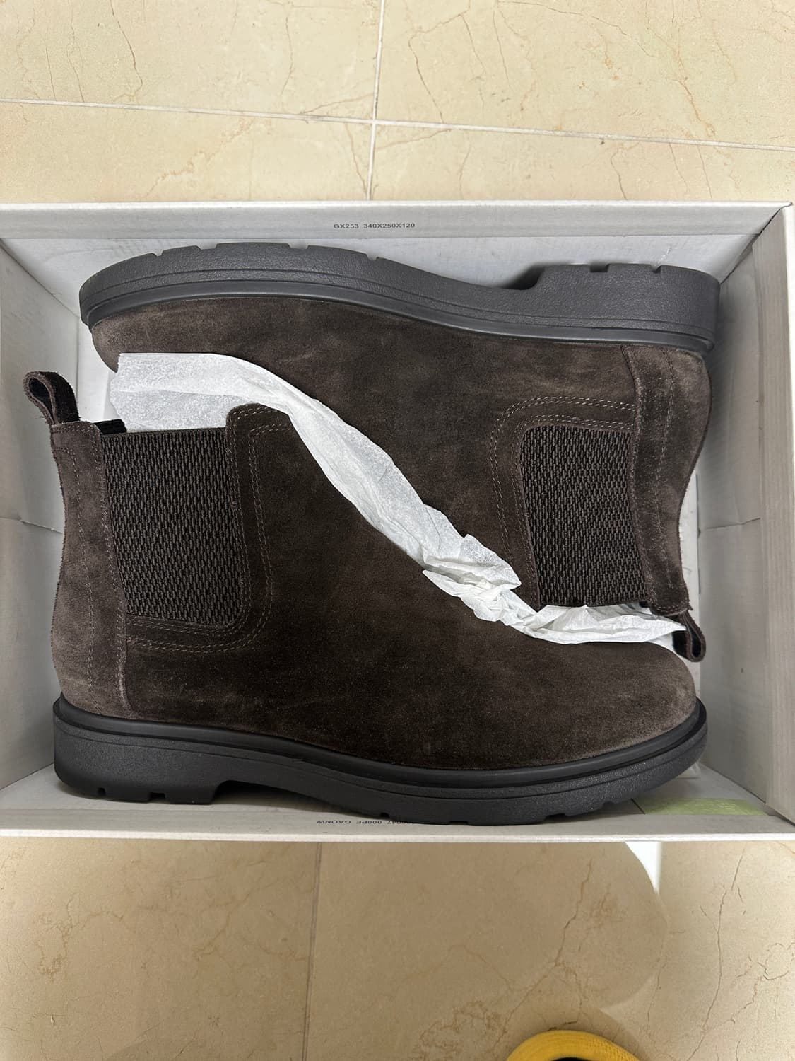 제옥스 브라운 스웨이드 첼시 부츠 (275) 상품이미지8