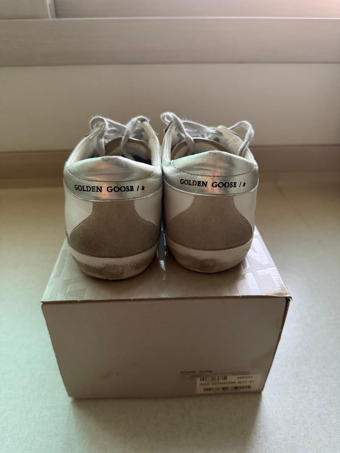 골든구스 슈퍼스타 화이트실버탭 상품이미지4