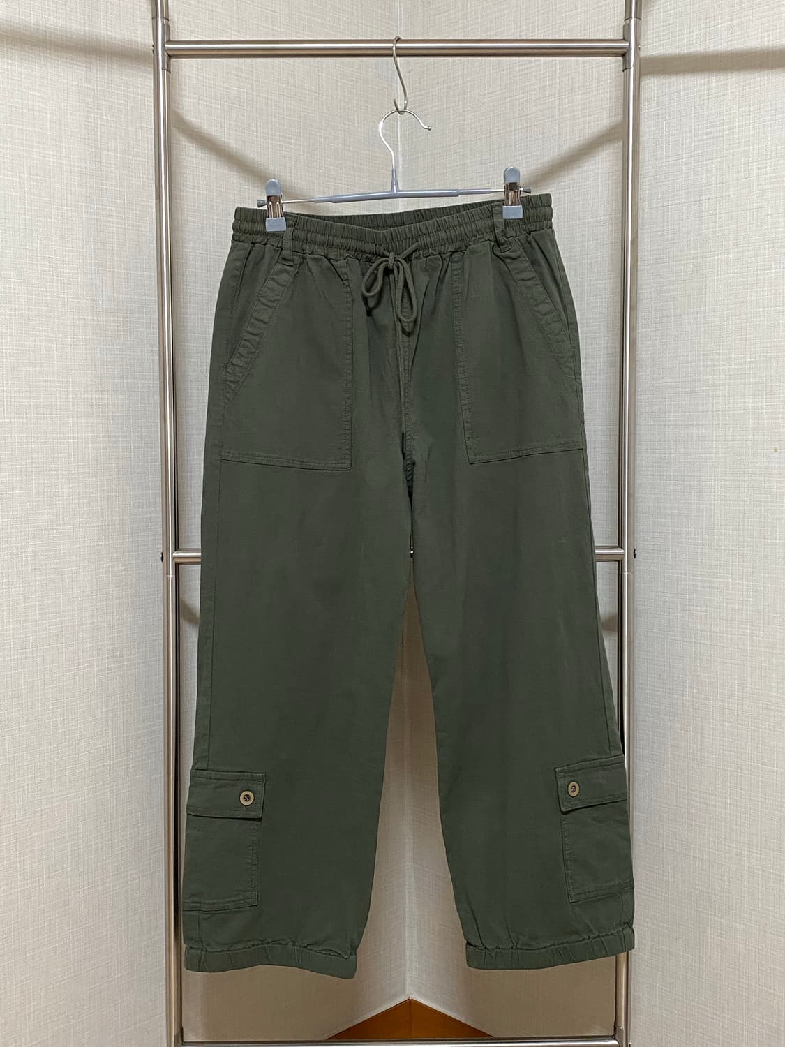 밴딩 7부 카고 바지 상품이미지1