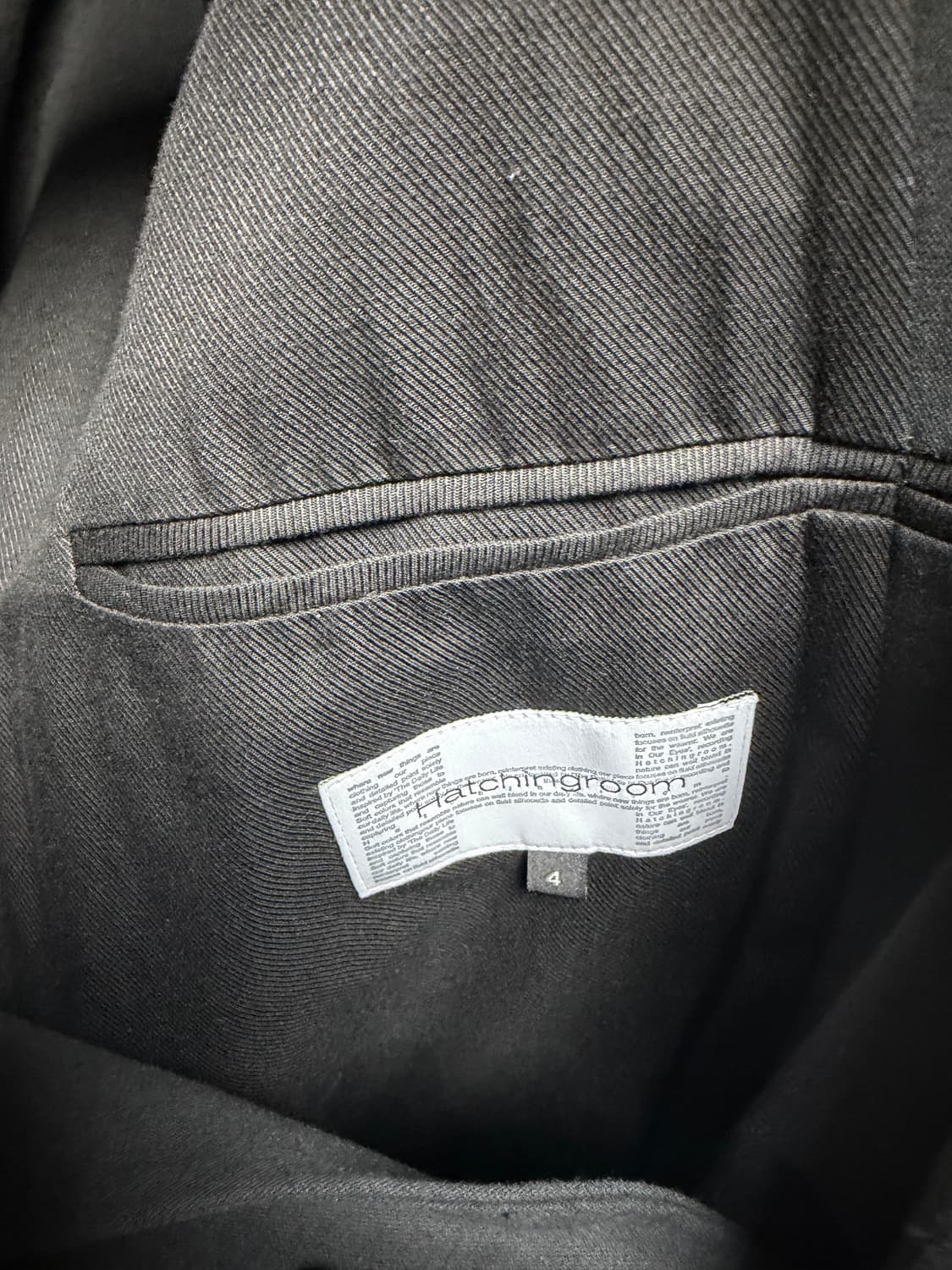 해칭룸 Tailored Jacket Black 상품이미지10