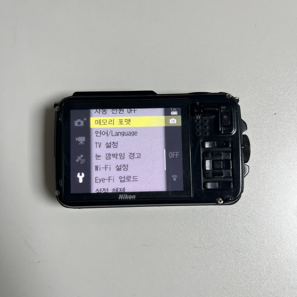 Nikon coolpix aw110s 실버 니콘 쿨픽스 상품이미지7