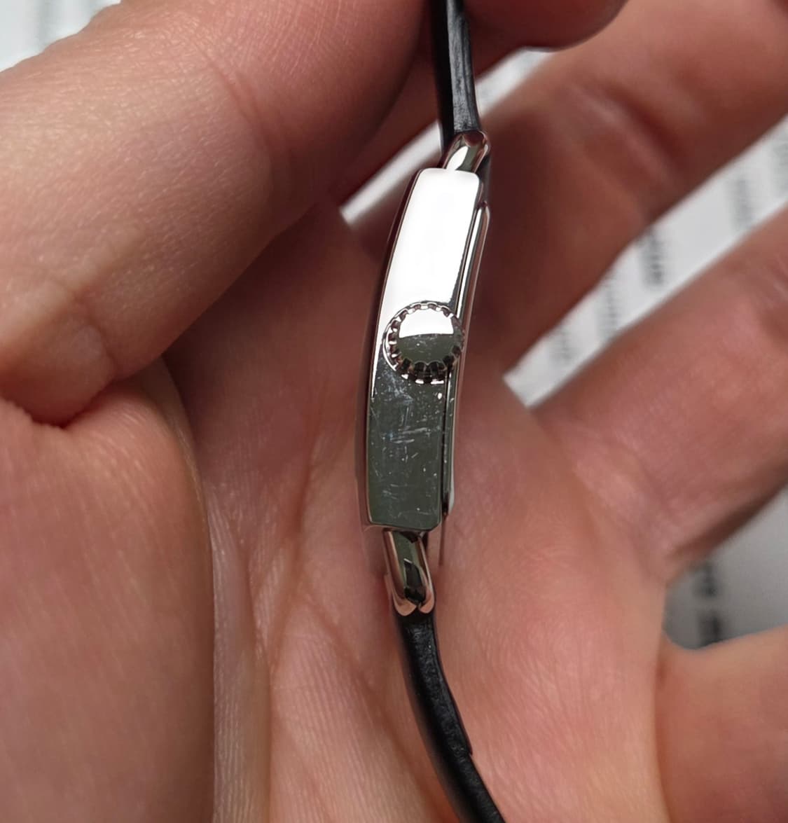 명품 코치 0219 사각탱크 화이트실버 기요쉐 다이얼 쿼츠 여성용  상품이미지8