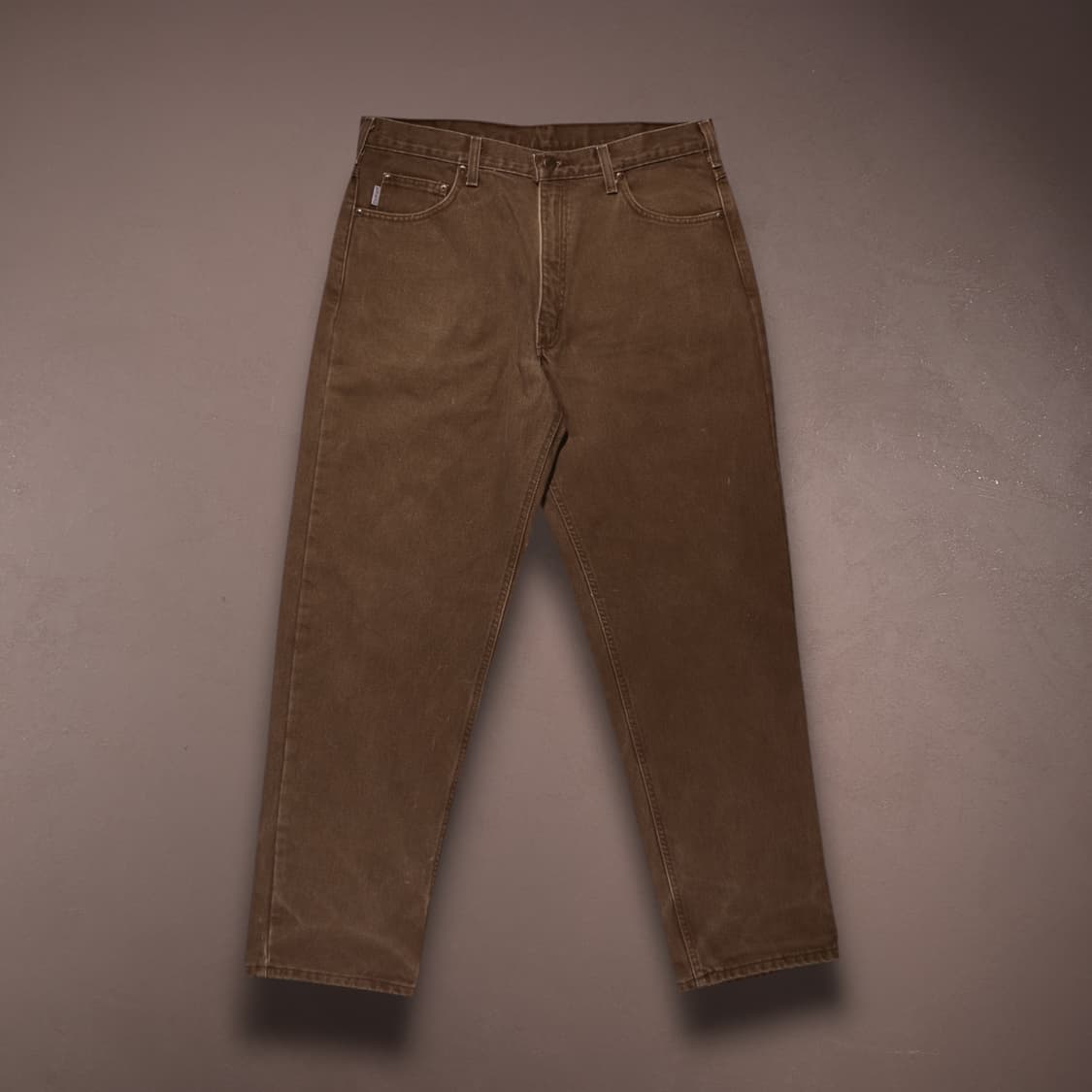 칼하트 브라운 데님 워크 팬츠  상품이미지6