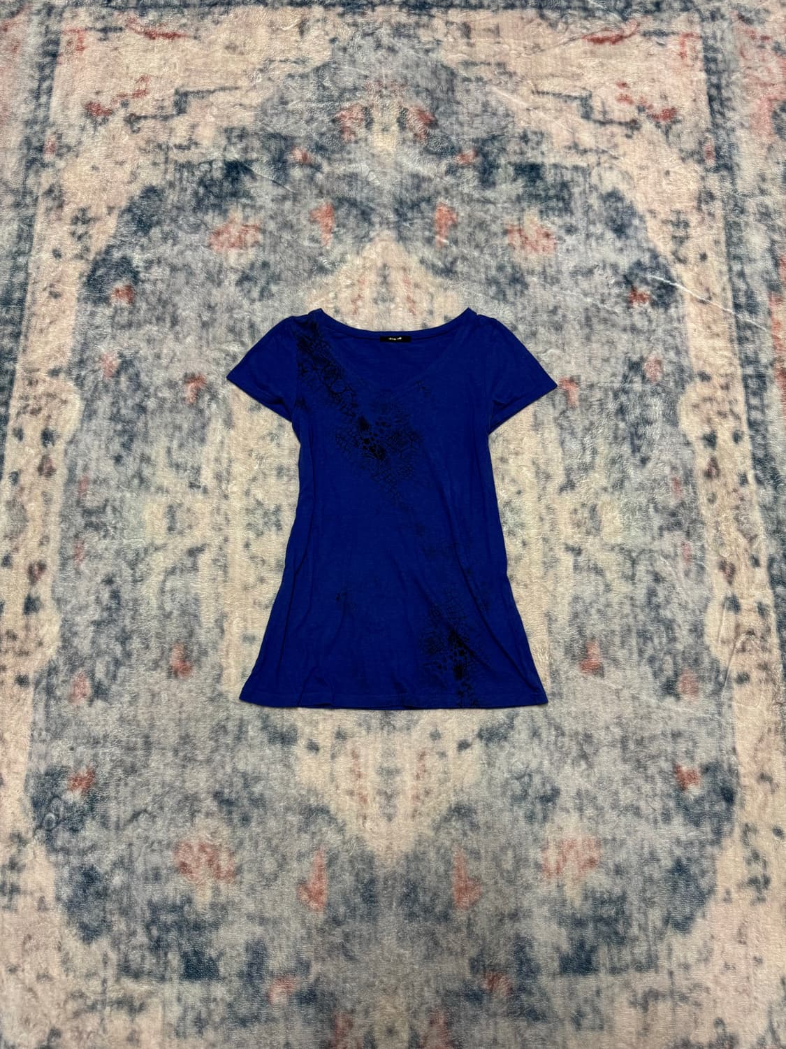 Tornado mart blue python top 상품이미지2