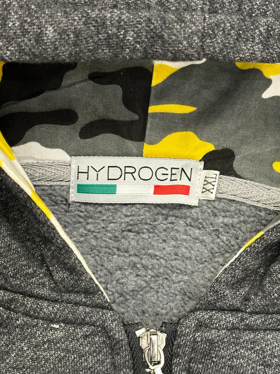 2XL)Hydrogen 빈티지 자수 플리스 후드집업 상품이미지6