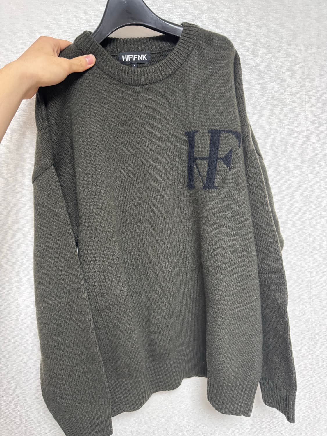 HIFIFNK 하이파이펑크 카키 니트 상품이미지4