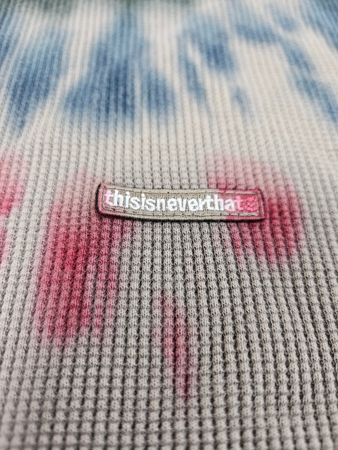 디스이즈네버댓 타이다이 와플니트 롱슬리브 티셔츠 빈티지 페인팅 디네댓 L 상품이미지4