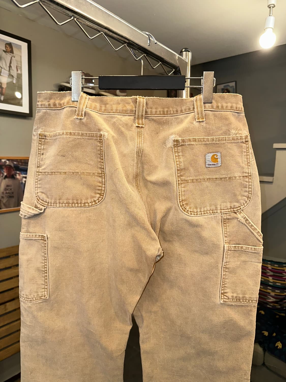 00’s Carhartt canvas double knee repair 상품이미지9