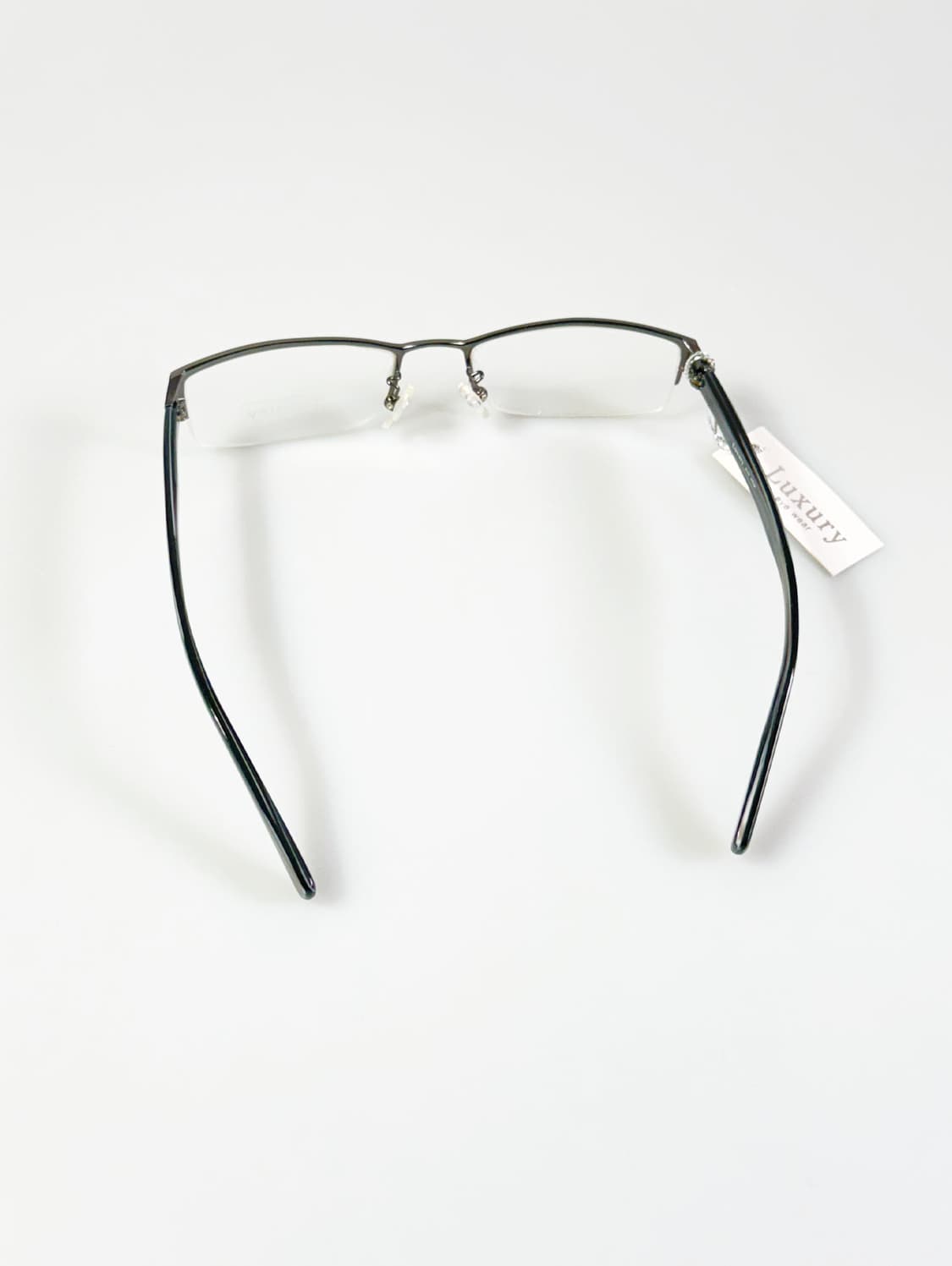 LUXURY OCCHIALI 반무테 스퀘어 메탈 빈티지 안경 상품이미지5