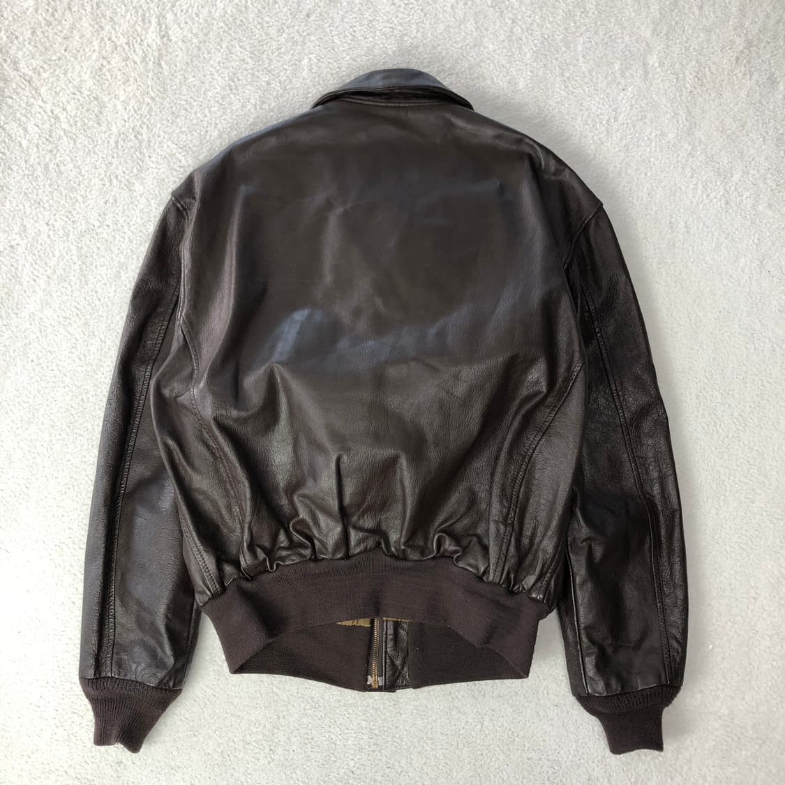 1980s 미군 오리지널 A2 플라이트 자켓 상품이미지2