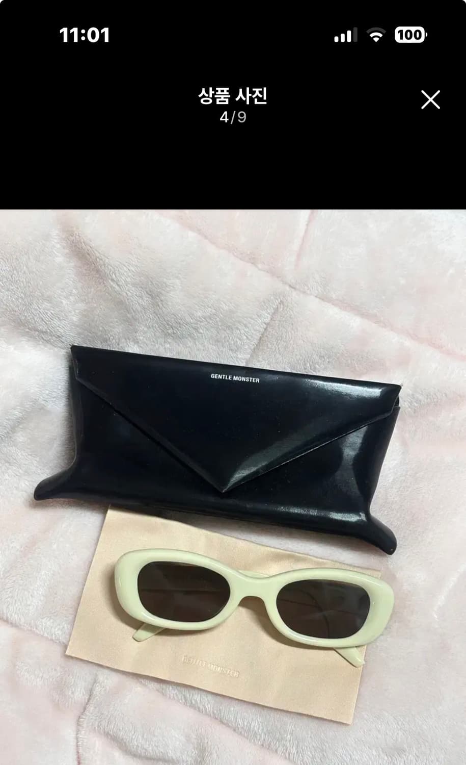 젠틀몬스터 탐부 선글라스 화이트 제니,김나영,나연 착용 상품이미지3