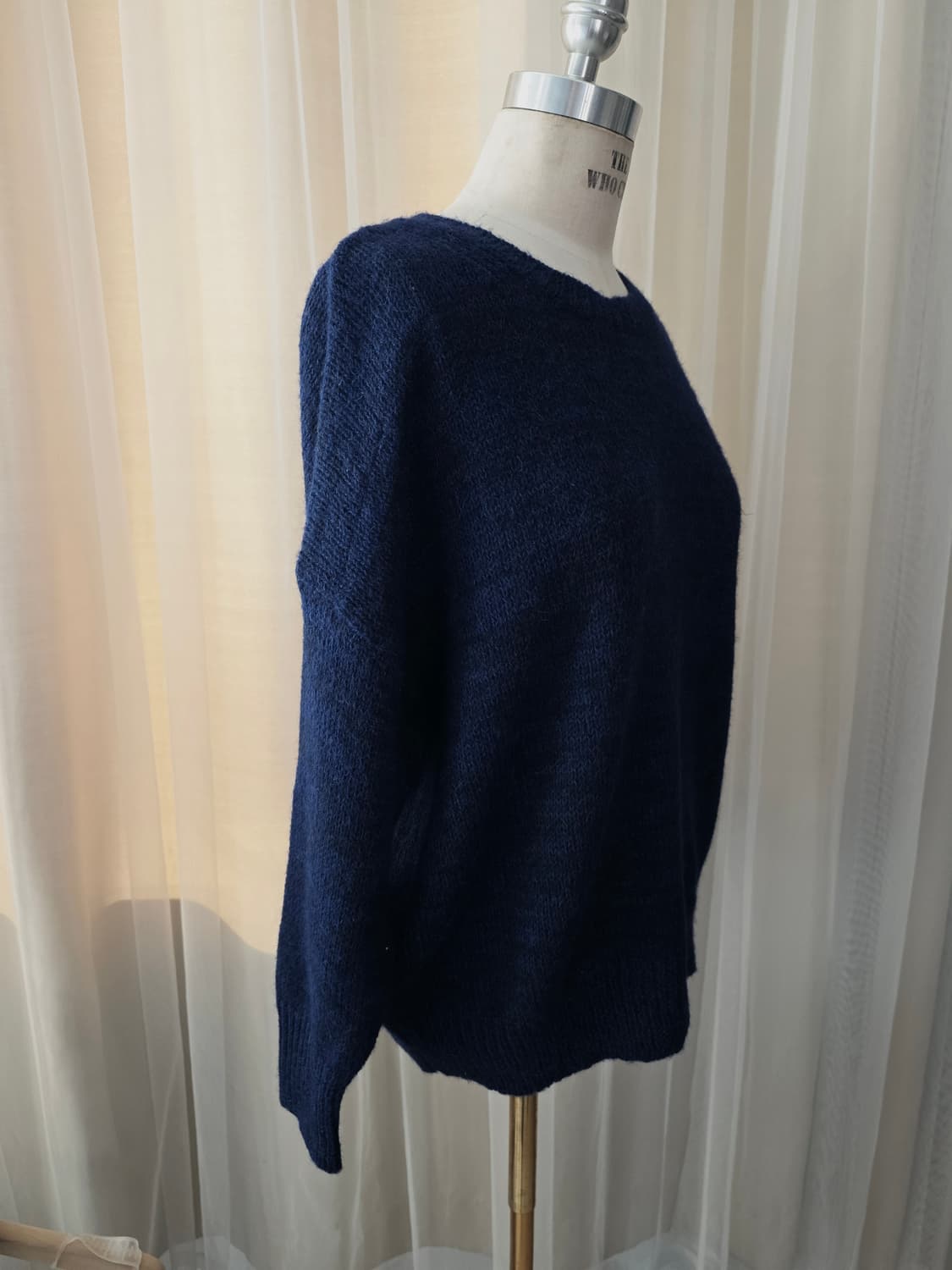 이자벨 마랑 네이비 알파카 여성  니트 스웨터 상품이미지3