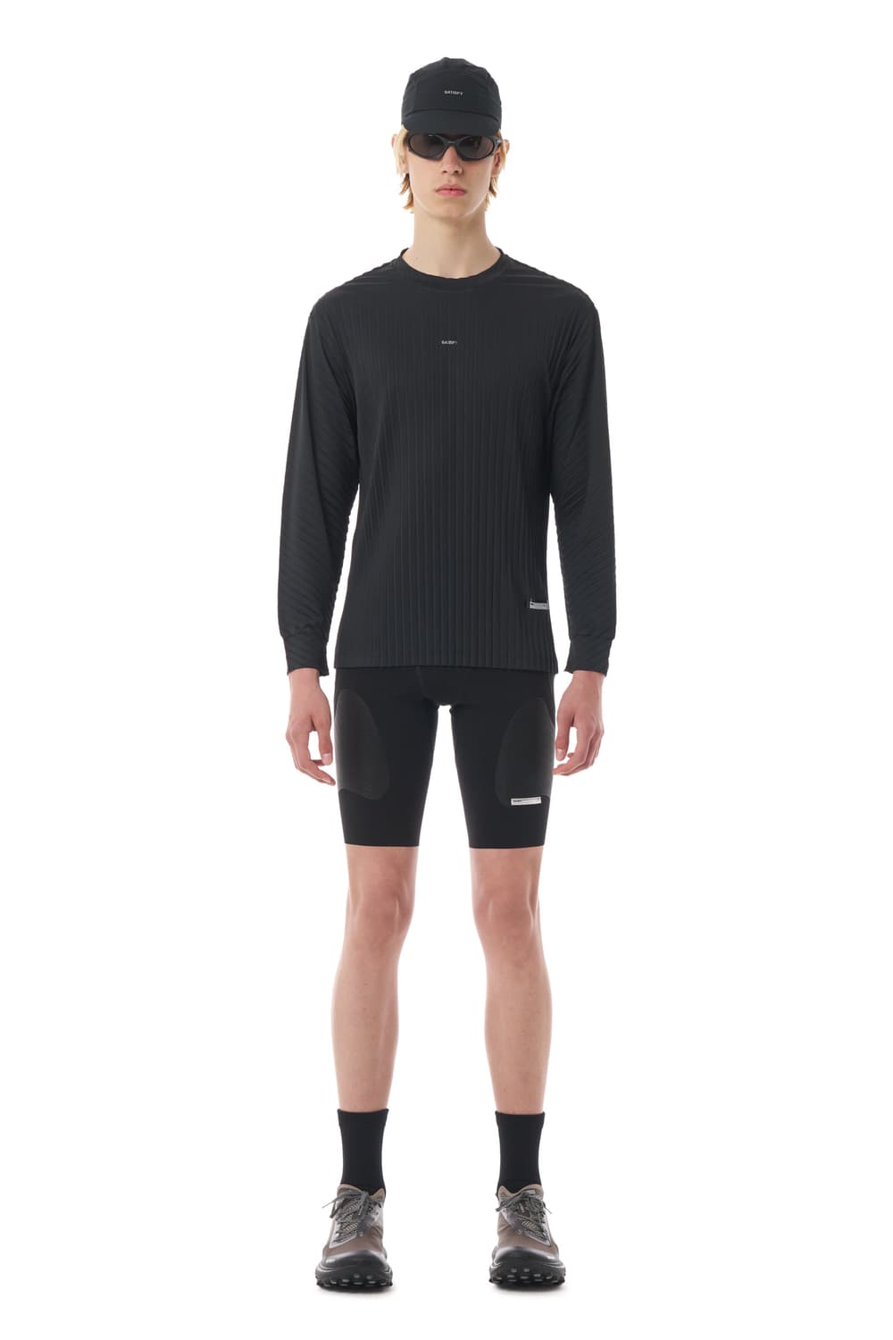새티스파이 AuraLite Pleated black tee 판매합니다 상품이미지3