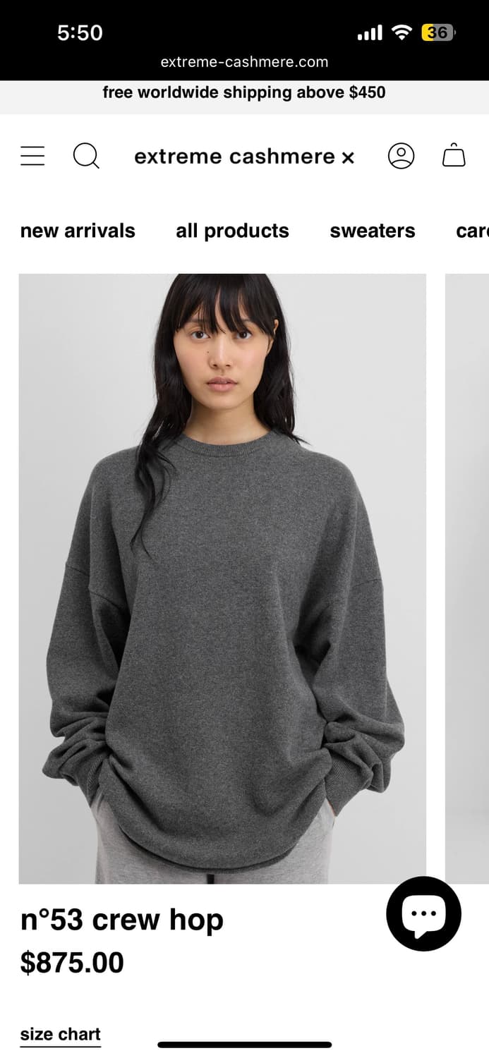 extreme cashmere n53 felt 캐시미어 니트 스웨터 상품이미지2