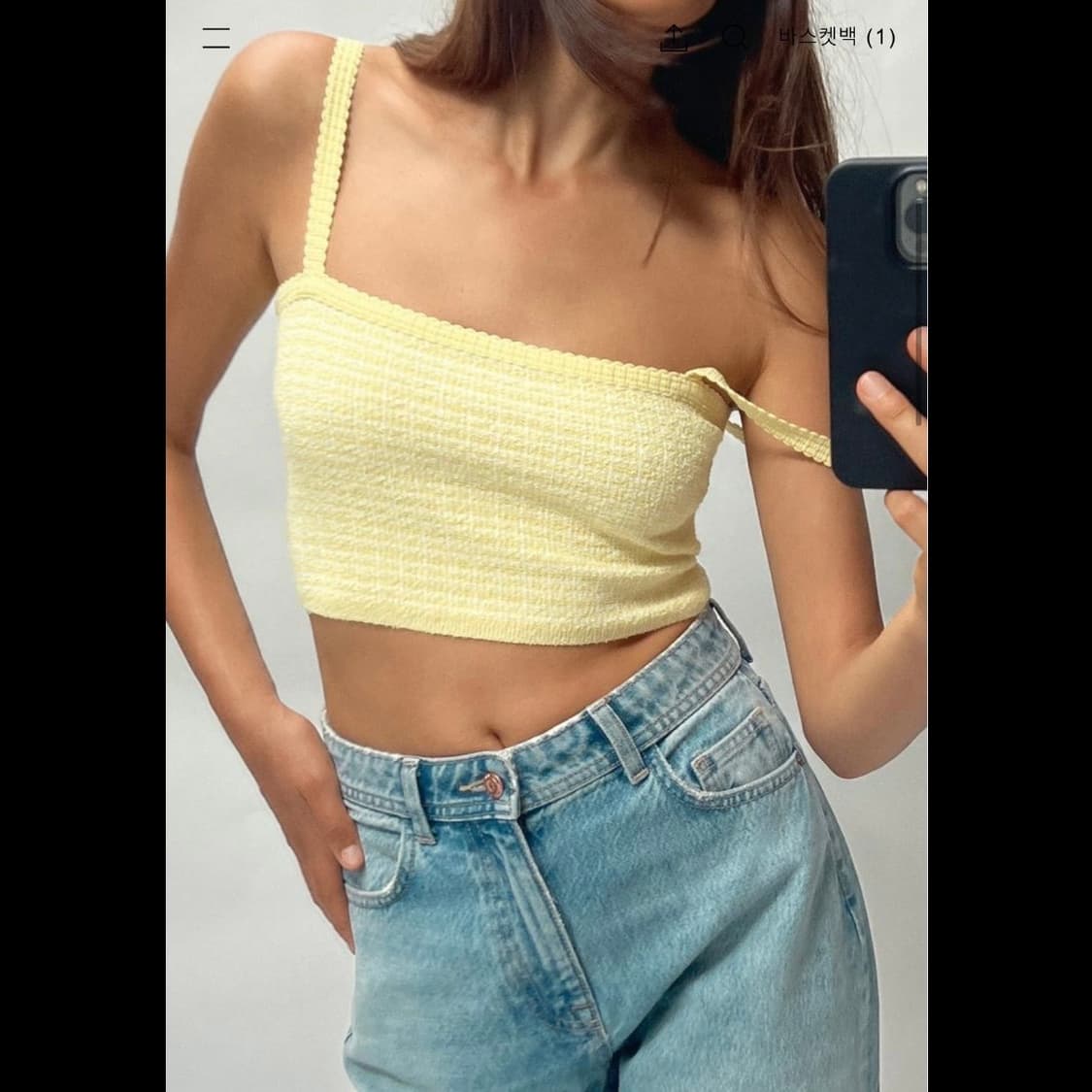 zara 자라 니트 크롭 탑 (새상품) 상품이미지9