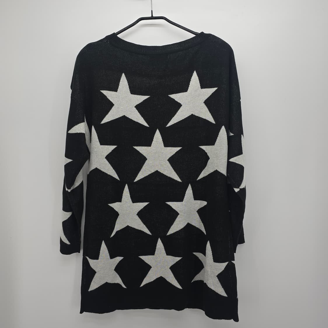 스타 패턴 롱 니트 (원피스) 상품이미지6