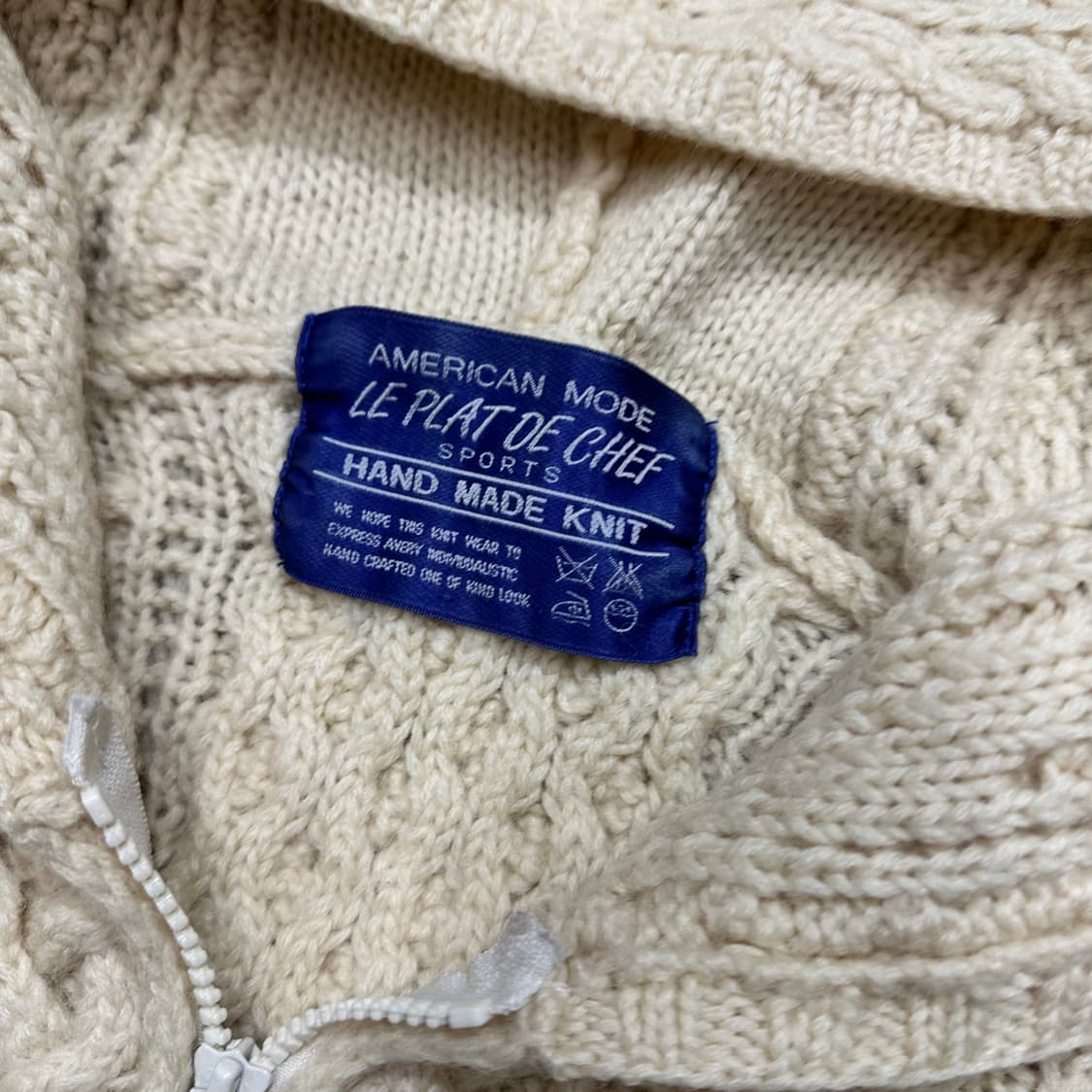 [우먼90-95] 핸드메이드 해비니트집업 상품이미지3