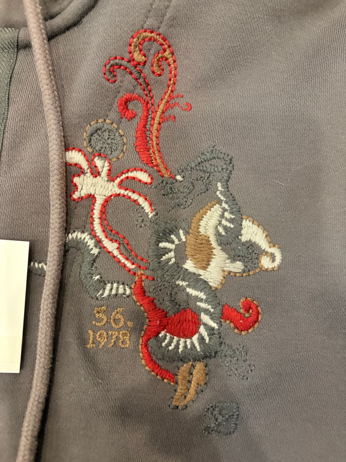 Diesel Embroidered Zip-up Hoodie 상품이미지3