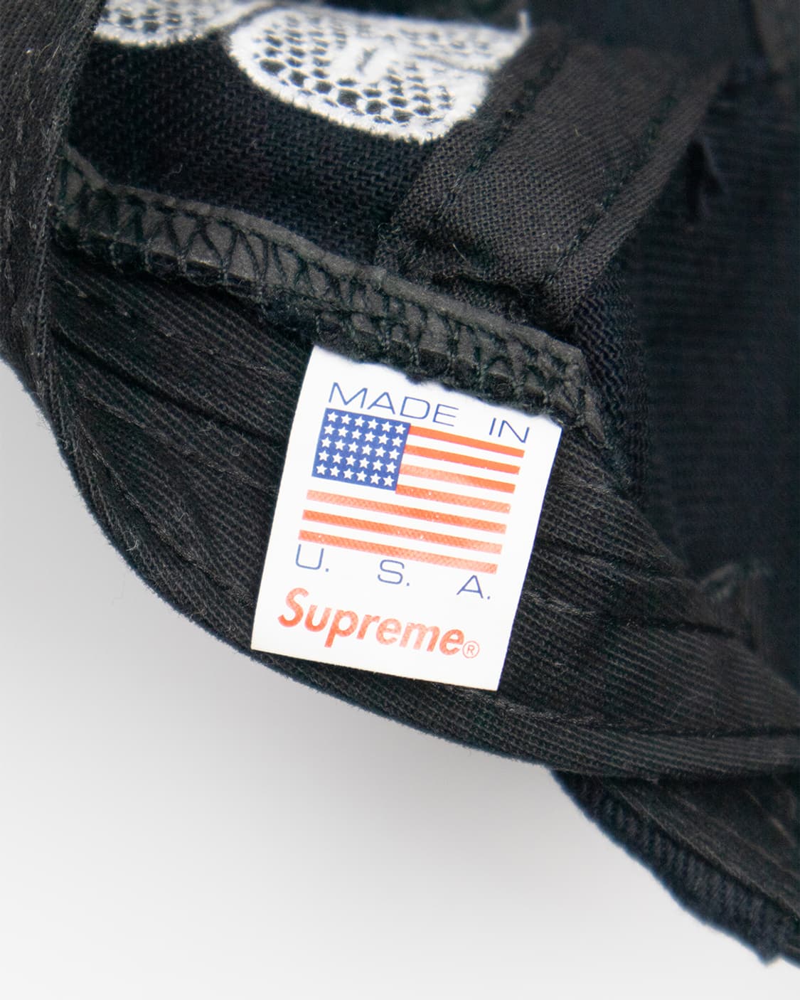 슈프림 사이드 배너 로고 6 패널 캡 상품이미지5