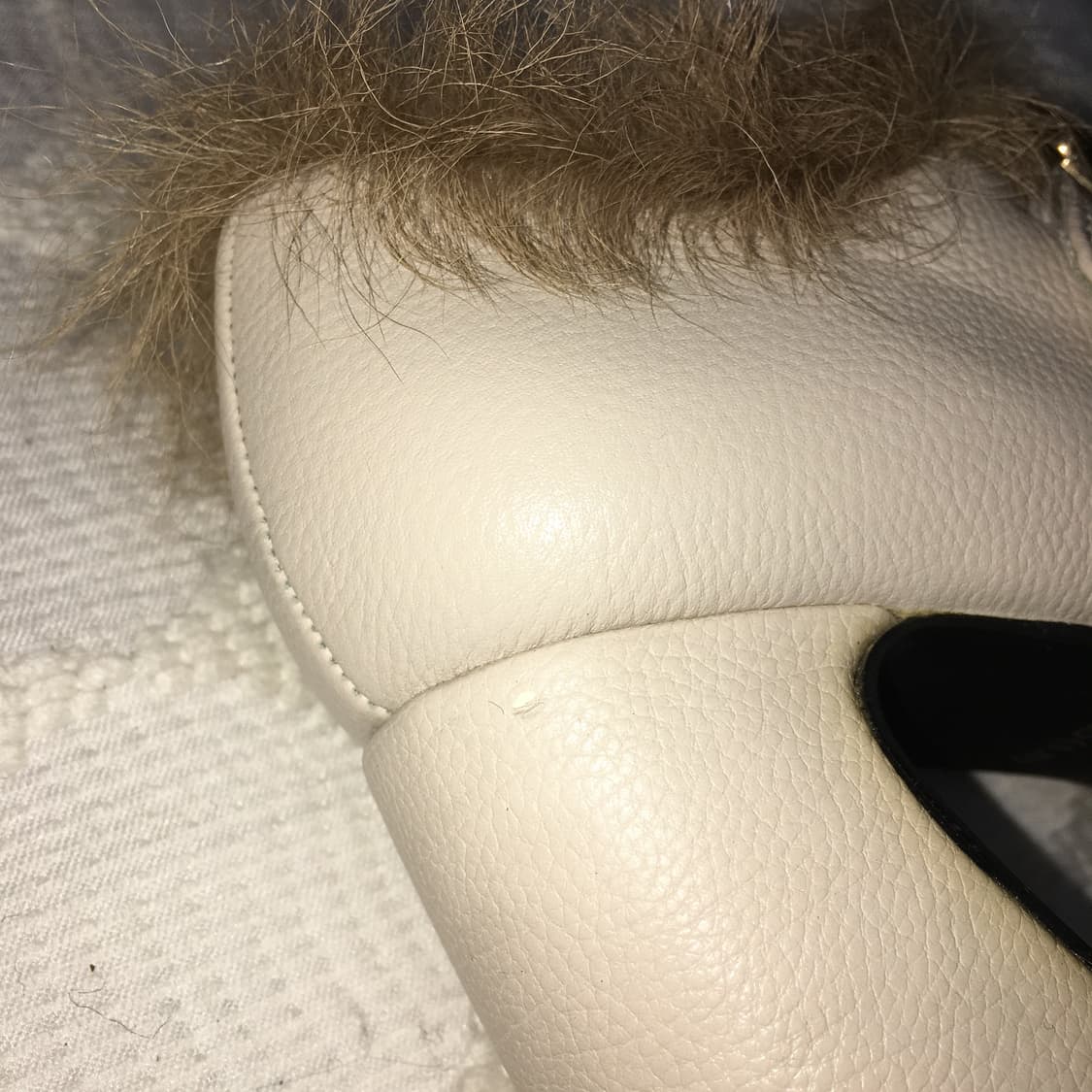 vintage 퍼 포인트 하이힐 상품이미지7