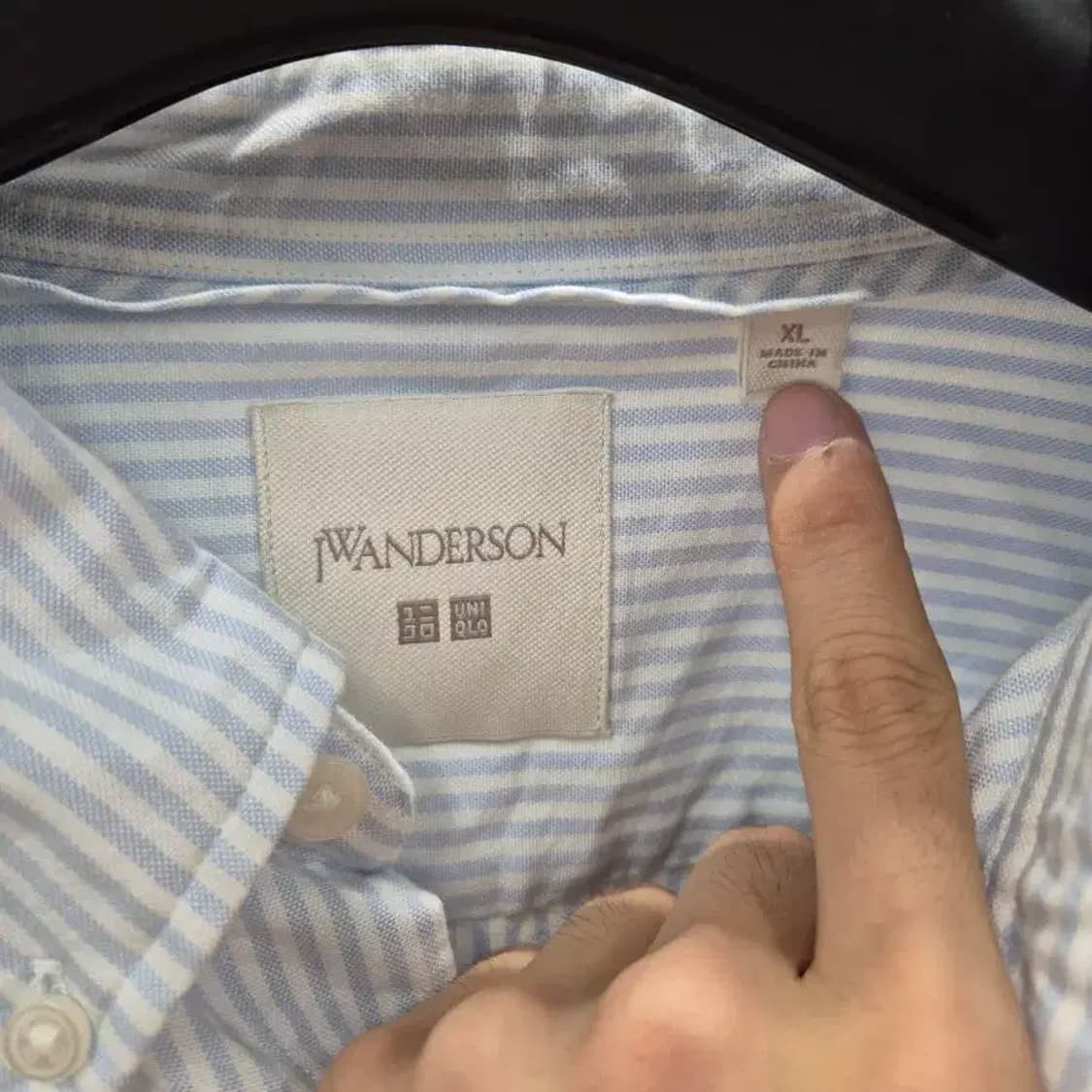 UNIQLO JW앤더슨  스트라이프 셔츠 XL 상품이미지4