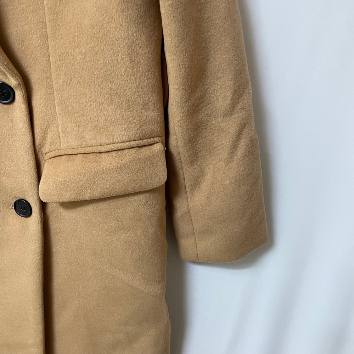 [ F ] 메이썸 여성 울 럭셔리 더플 롱코트 상품이미지6