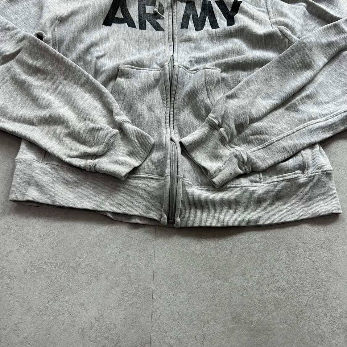 90s USA U.S. ARMY 빈티지 후드집업 M 상품이미지3