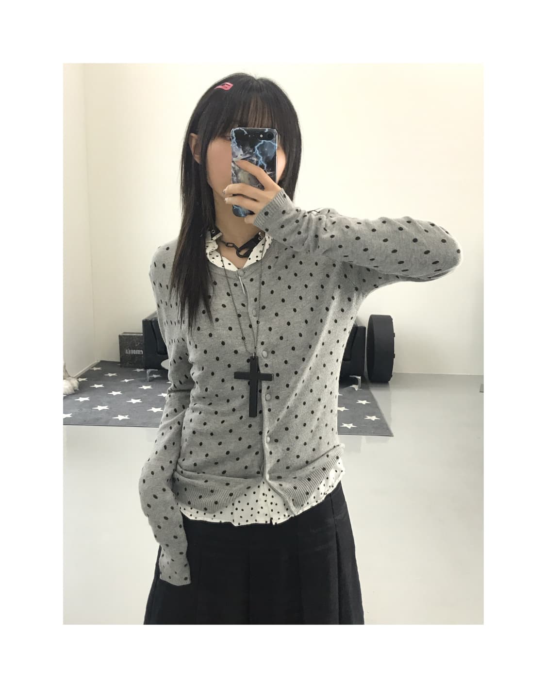 Jpn Dotted Cardigans 상품이미지1