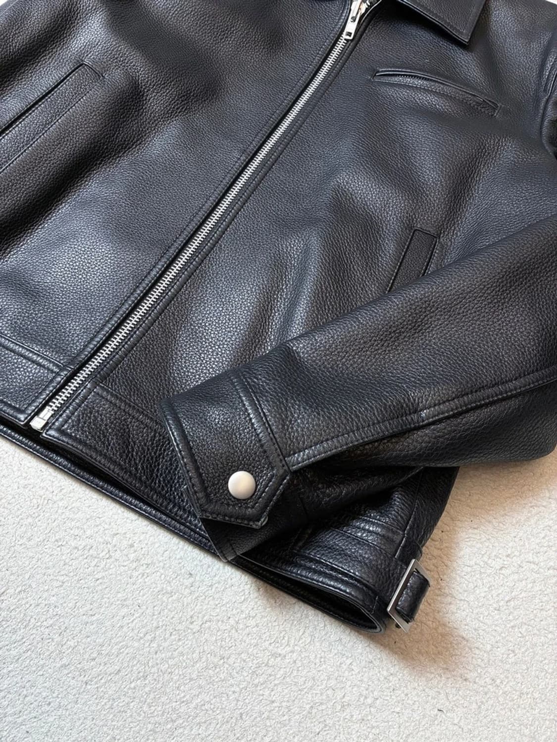 도프제이슨 DOFFJASON 카우하이드 싱글 레더 자켓 PN7728 상품이미지5