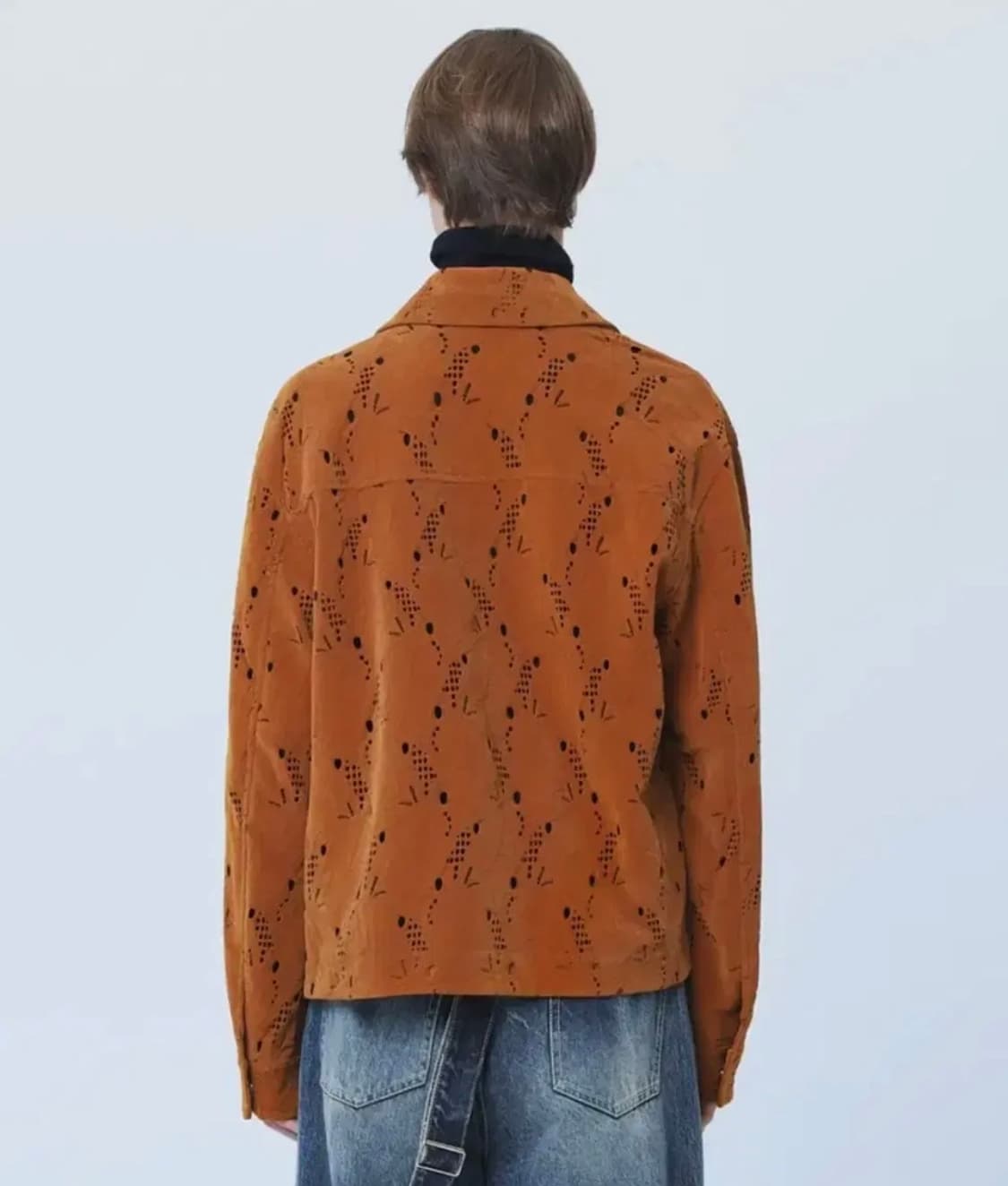 마틴플랜 펀칭 스웨이드 자켓 브라운 상품이미지1