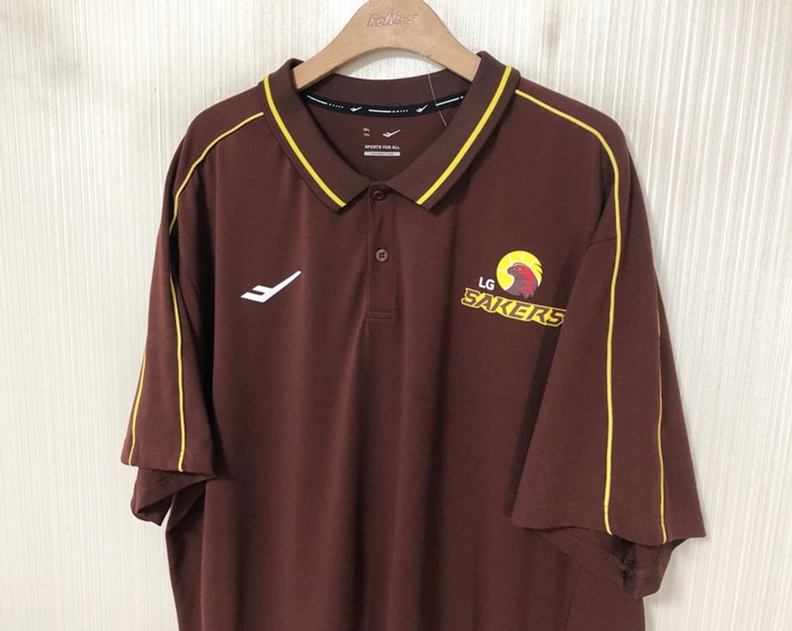 KBL 프로스펙스 창원LG세이커스 선수실착 폴로티셔츠 6XL(130) 상품이미지6