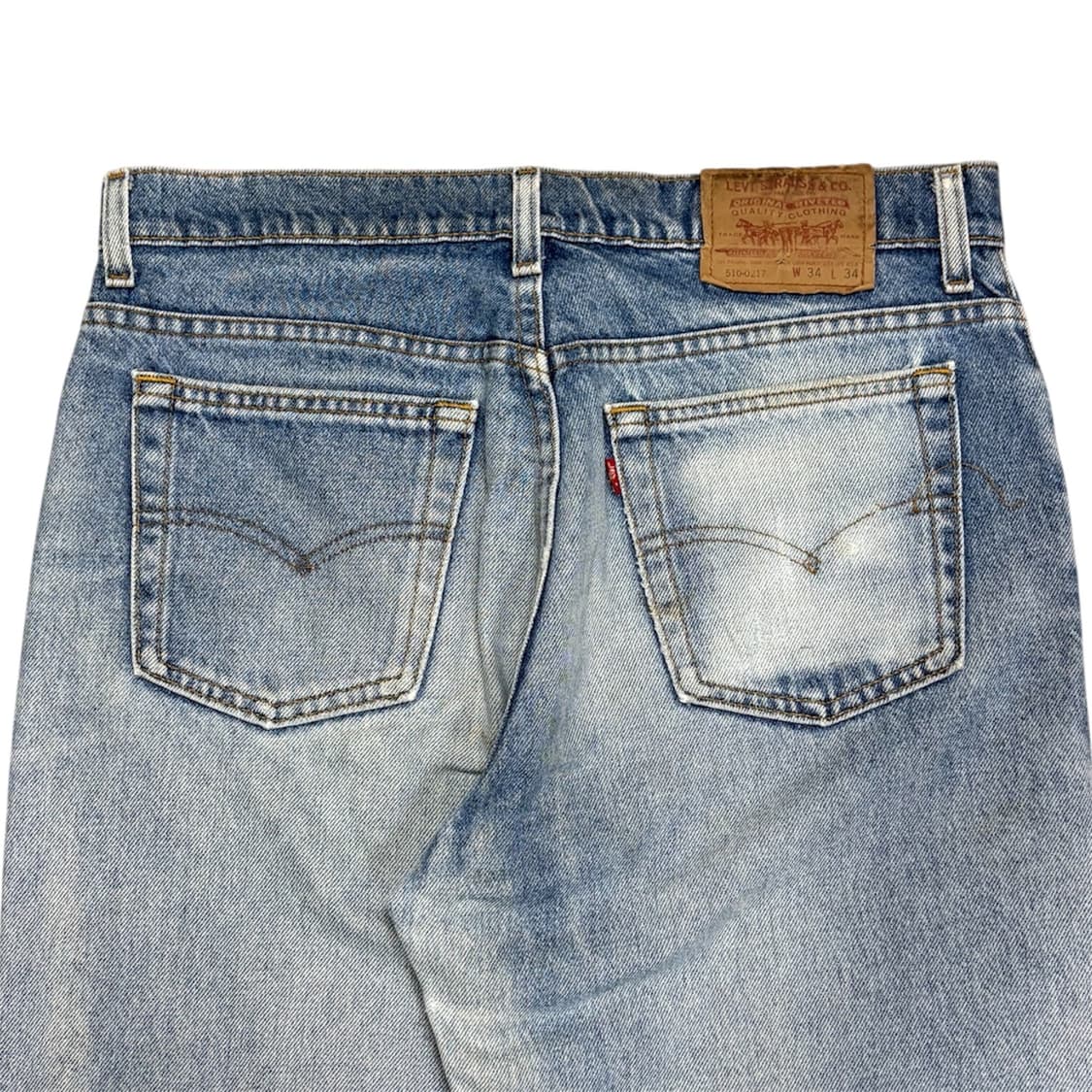 90s Levi’s usa 510 distressed 데님팬츠 상품이미지4