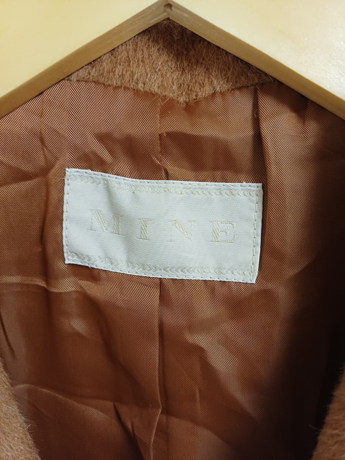 한섬 MINE 마인 모헤어 라마 코트 상품이미지10