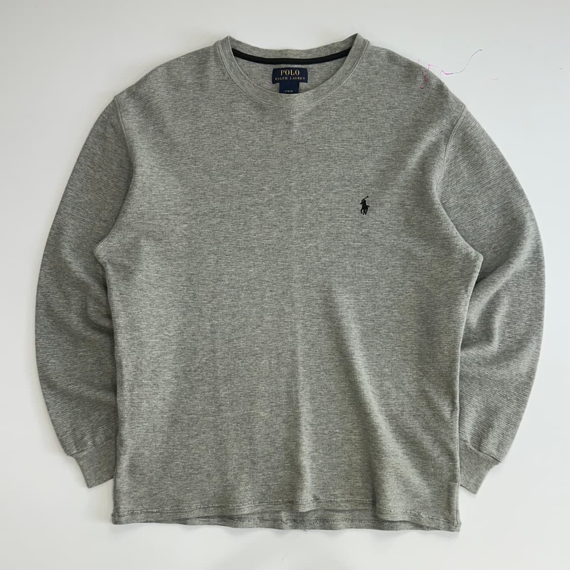 Polo 폴로 블랙 포니 그레이 와플니트 상품이미지3