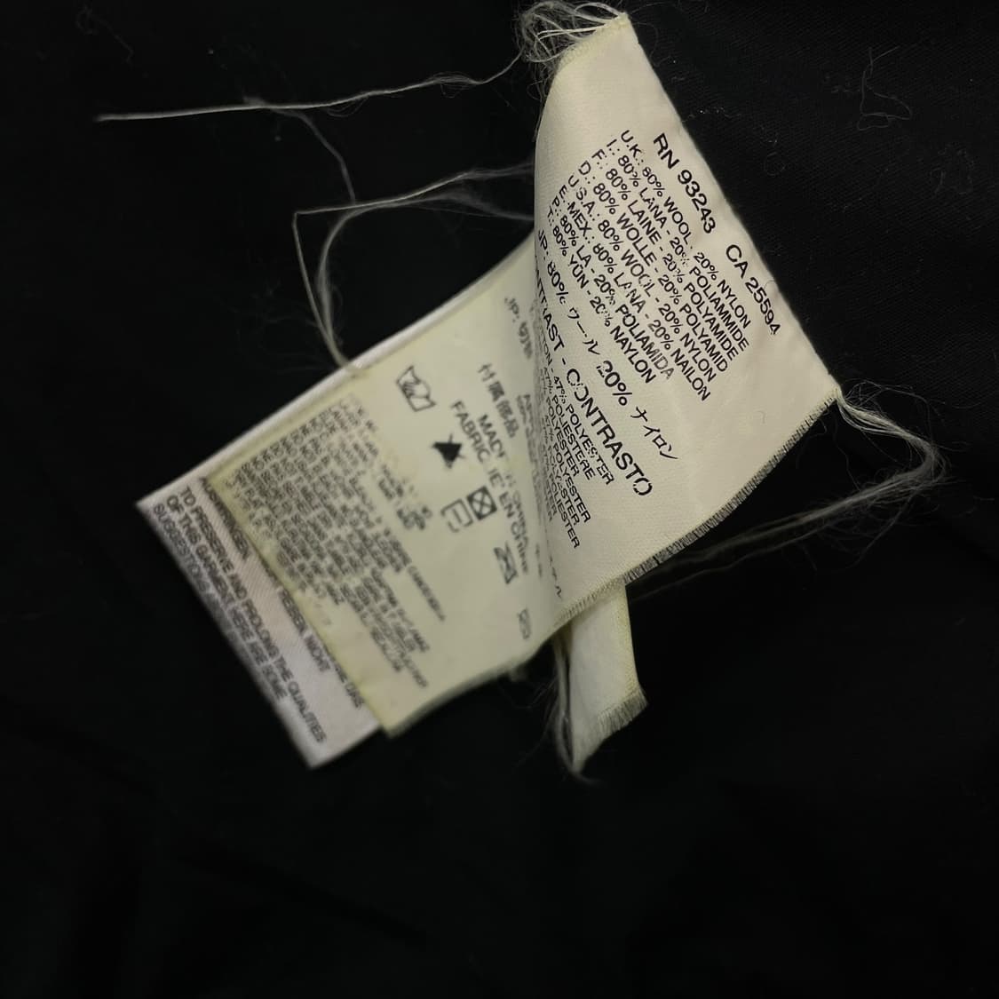 디젤 Diesel 후드 니트 집업 자켓 블랙 상품이미지8