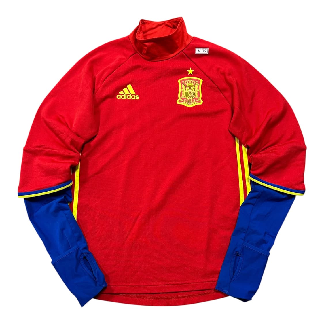 ✨ (바배) 아디다스 스페인 국대 축구 트레이닝 드릴탑 롱슬리브  상품이미지1