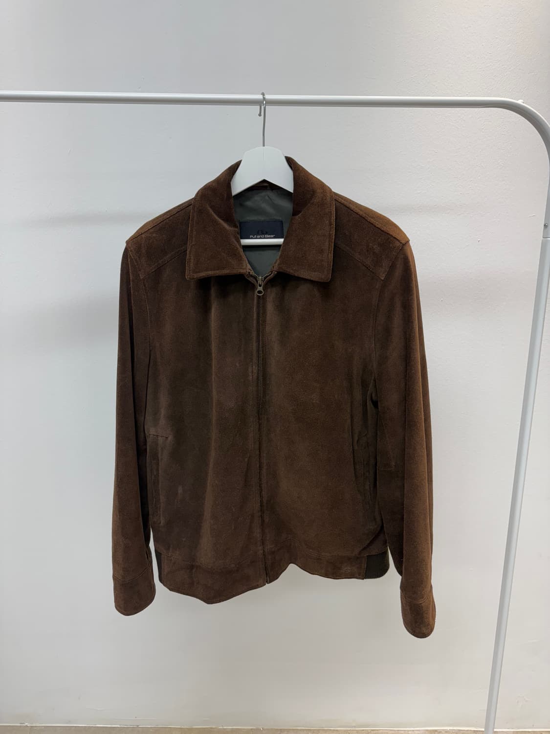 풀앤비어 Pull & Bear  소가죽 스웨이드 자켓 상품이미지2